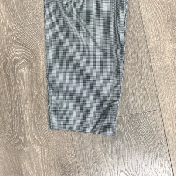Aritzia Babaton Conan Pants Wool Houndstooth Print Pleated Trouser High Waist - Picture 6 of 12